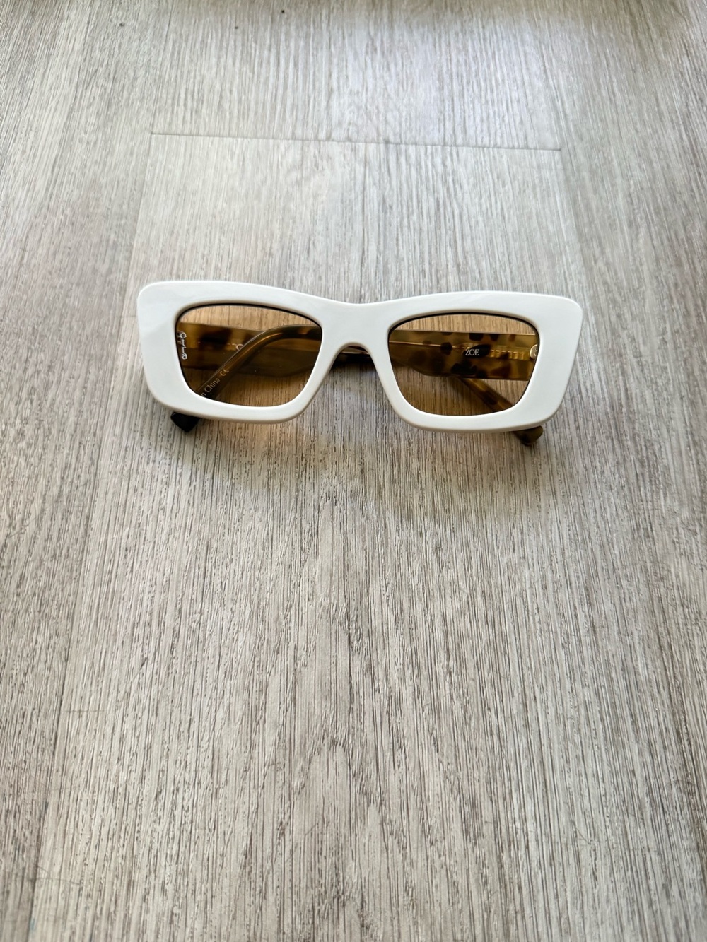 otra zoe white tortoise brown oversized retro cat eye sunglasses eyewear NEW